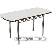 Кухонный стол ВВР ЛДСП раздвижной (ясень анкор светлый/подстолье трилогия)