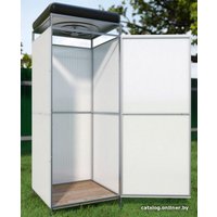 Душевая кабина для дачи с баком ComfortProm Летний душ с подогревом (55 л)