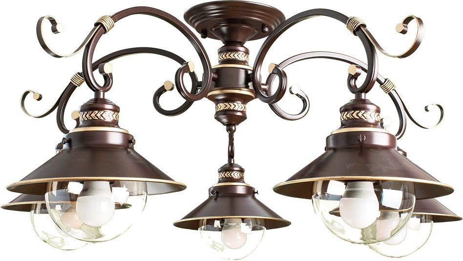 

Люстра средней высоты Arte Lamp Grazioso A4577PL-5CK