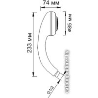 Душевая лейка Wasserkraft A002