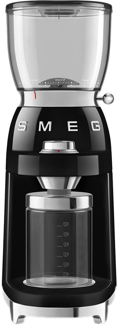 

Электрическая кофемолка Smeg CGF01BLEU (черный)