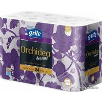 Туалетная бумага Grite Orchidea Season 24 Blue (24 рулона)