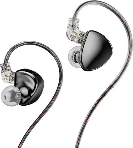 

Наушники TRN MT5 3.5 мм (черный, без микрофона)