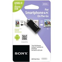 USB Flash Sony USB On-The-Go 32GB Black (USM32SA2B)