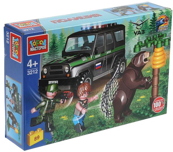 

Конструктор Город мастеров SB-3212 UAZ Hunter: Лесная полиция