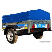 Одноосный прицеп Кремень Стандарт 2.0x1.3x0.3 (тент 70 см)