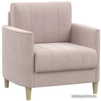 Интерьерное кресло Нижегородмебель Лора ТК 330 (ультра роуз пудровый/бежевый)
