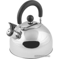 Чайник со свистком Perfecto Linea Holiday 52-121518 (серебристый металлик)