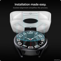 Защитное стекло Spigen EZ FIT Glas.TR для Galaxy Watch 6 Classic (43mm) AGL07067 (2шт)