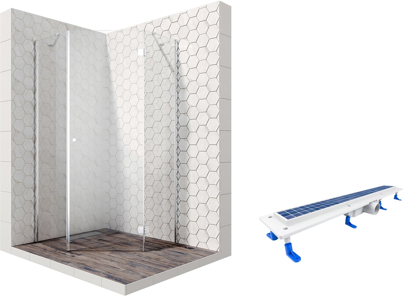 

Душевой уголок Ambassador Set 12011112R-ST4