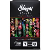 Прокладки гигиенические Sleepy Black Normal (24 шт)