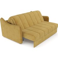 Диван Мебель-АРС аккордеон Давос НПБ 140x200 см M2-113-46 (Cabrio 27 желтый)