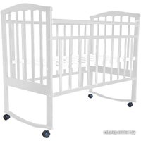 Классическая детская кроватка Агат Золушка 1 (белый)