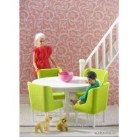 Аксессуары для кукольного домика Lundby Обеденная группа 60209000
