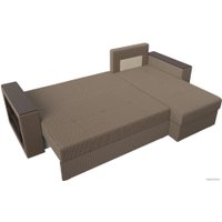 Угловой диван Лига диванов Дубай лайт правый 114188 (рогожка корфу 03)