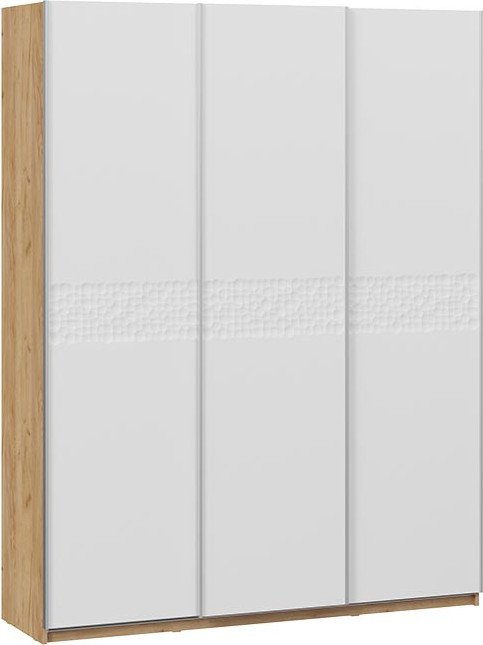 

Шкаф-купе Трия Оскар Скания Т2 1800 268677 (ручка серебро/дуб крафт золотой/белый снег/белый матовый)