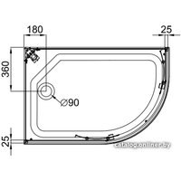Душевая кабина Triton Коралл А3 120x80 L (мозаика)