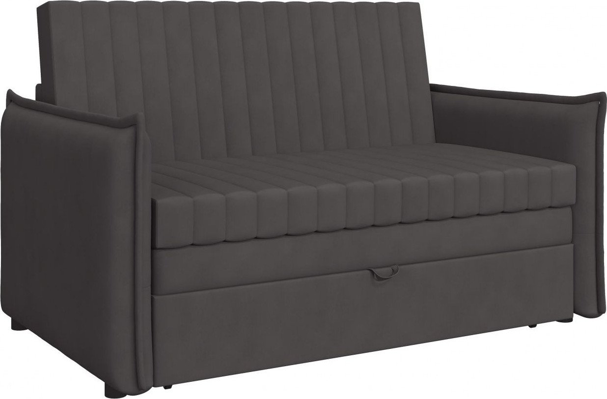 

Диван Bravo Мебель Джет 1200 стандарт 3 вариант (графит)