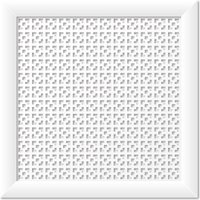 Декоративный экран Стильный дом Дамаско 60х60см (белый)