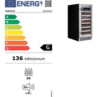 Винный шкаф Temptech WPQ38SCS
