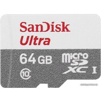 Карта памяти SanDisk Ultra microSDXC Class 10 UHS-I 64GB