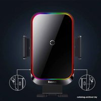 Держатель для смартфона Baseus Halo Electric Wireless Charging Car Mount 15W SUDD000001 (черный)
