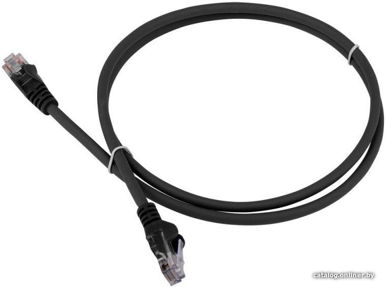 Кабель Lanmaster LAN-PC45/U5E-1.5-BK