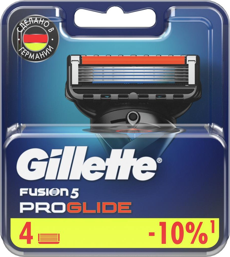 

Сменные кассеты для бритья Gillette Fusion5 Proglide (4 шт) 7702018085514