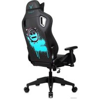 Игровое (геймерское) кресло Knight Outrid Smile (экокожа черный) в Витебске