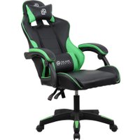 Игровое (геймерское) кресло Оклик Drifter (черный/зеленый)