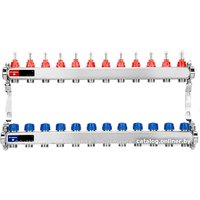 Запорная арматура Varmega Коллектор для теплого пола с расходомерами VM15112 ВР 1"