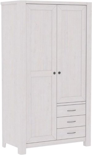 Шкаф распашной ММЦ Фьорд 113 (белый воск)