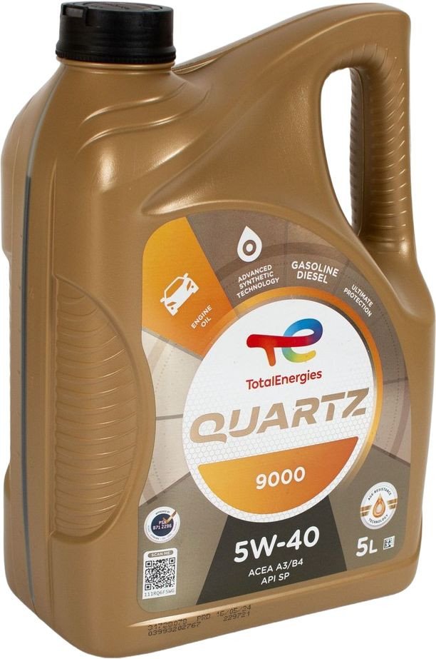 Моторное масло Total Quartz 9000 5W-40 SP 5л