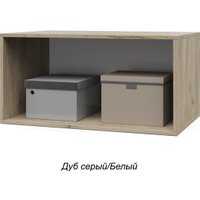 Шкаф распашной Modern Челси Ч82 (серый дуб/белый)