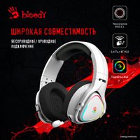 Наушники A4Tech Bloody MR710 (белый) в Гомеле