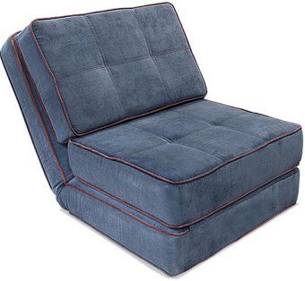 Кресло-кровать Лама-мебель Раскладное Марио (Bahama Denim/Bahama Grey)