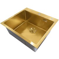 Кухонная мойка Stellar Decor S5550GL-D (золото)
