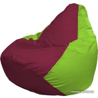 Кресло-мешок Flagman Груша Макси Г2.1-305 (салатовый/бордовый)
