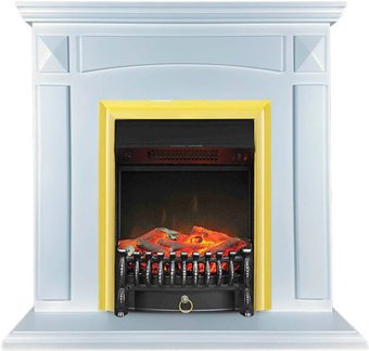 Каминокомплект Смолком Viking STD-ASP Fobos FX Brass RB-STD 5BRFX (бьянко белый)