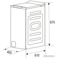 Стиральная машина с вертикальной загрузкой ZUGEL ZWT813I Inverter в Гомеле