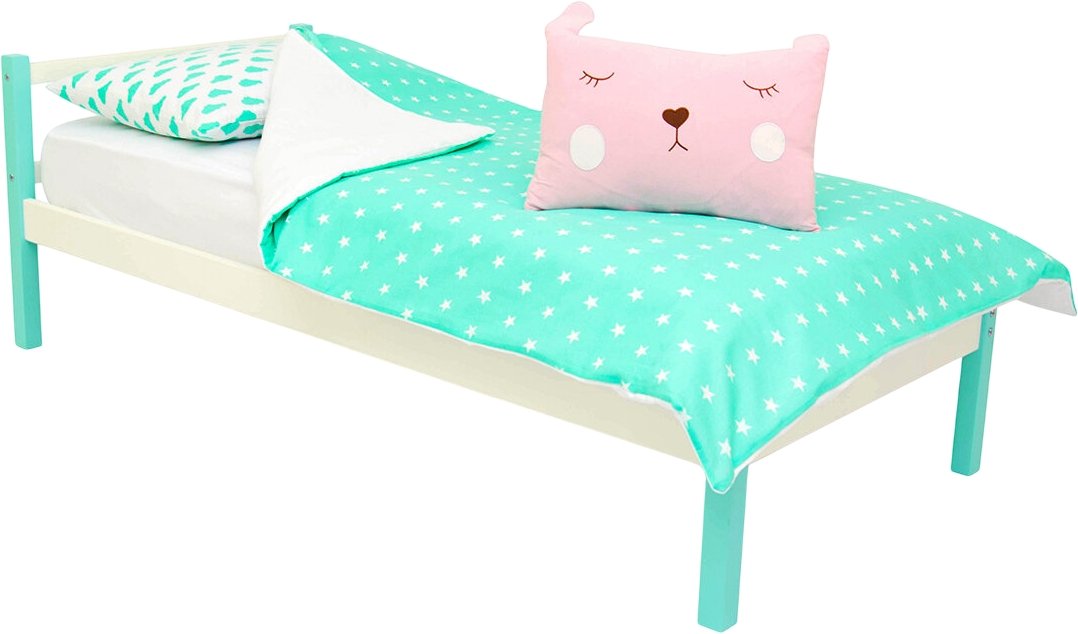 

Кровать-тахта Бельмарко Svogen мягкий 00747 160x70 (мятный/белый)