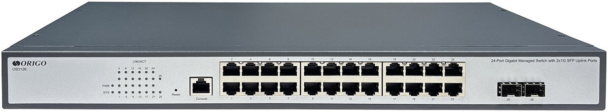 Управляемый коммутатор 2-го уровня Origo OS3126/A1A