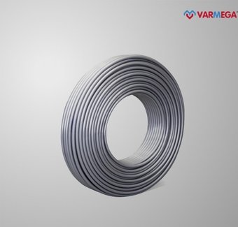 Труба Varmega Труба FLEX PE-Xa/EVOH 32x4.4 mm бухта 50 м (silver) VM50104