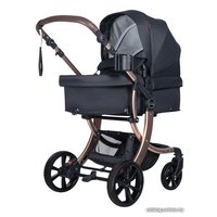 Универсальная коляска Aimile Original New Gold (2 в 1, черное золото) в Могилеве