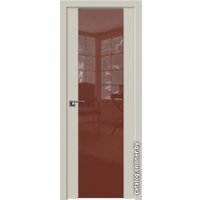 Межкомнатная дверь ProfilDoors 110U L 80x200 (магнолия сатинат, стекло lacobel коричневый лак)