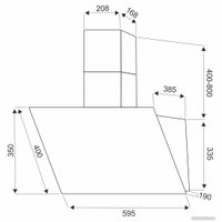 Кухонная вытяжка Exiteq EX-1156 (черный)