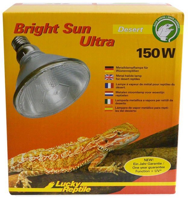 

Тепловая лампа Lucky Reptile Bright Sun UV ULTRA пустыня BSUD-150 150 Вт