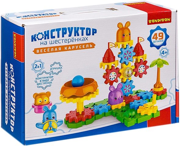 

Конструктор Bondibon Веселая карусель ВВ3299