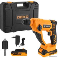 Перфоратор Deko DKCH20 SET (с 2-мя АКБ, кейс)