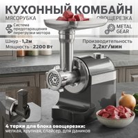 Мясорубка Holt HT-FP-017 (серый)